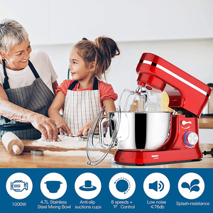 Nhà bếp <span class=keywords><strong>Mixer</strong></span> chuyên nghiệp tùy chỉnh thực phẩm điện 4.5L 5.5L thép không gỉ bát đứng <span class=keywords><strong>Mixer</strong></span> - Product Image 4
