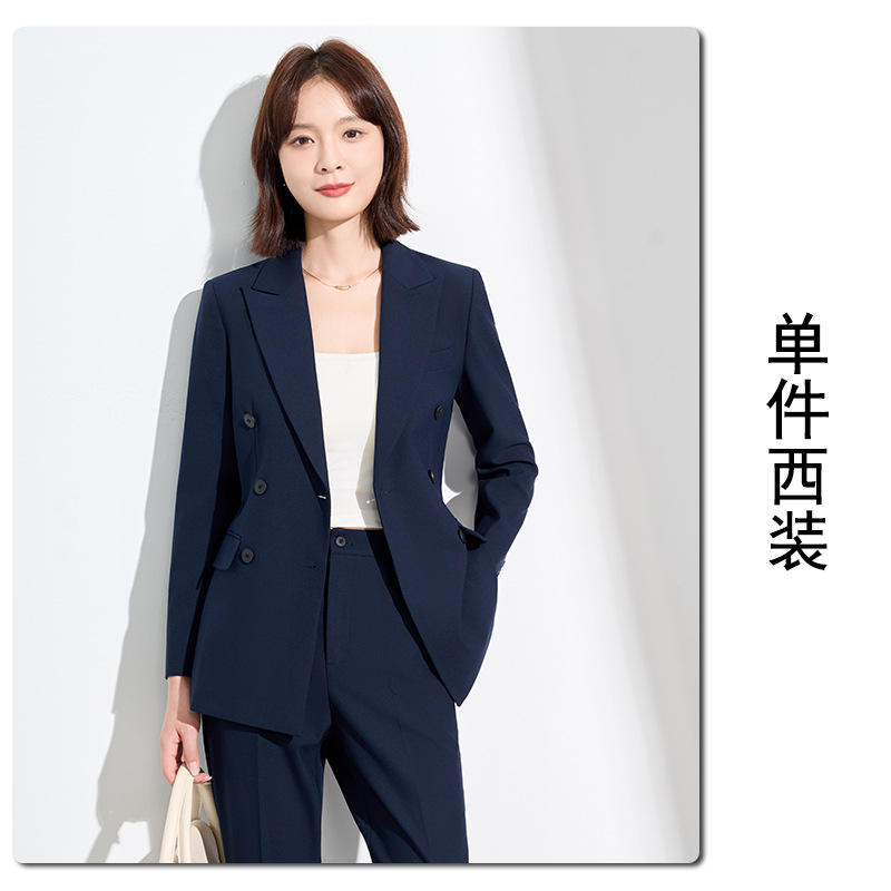 Navy blue suit
