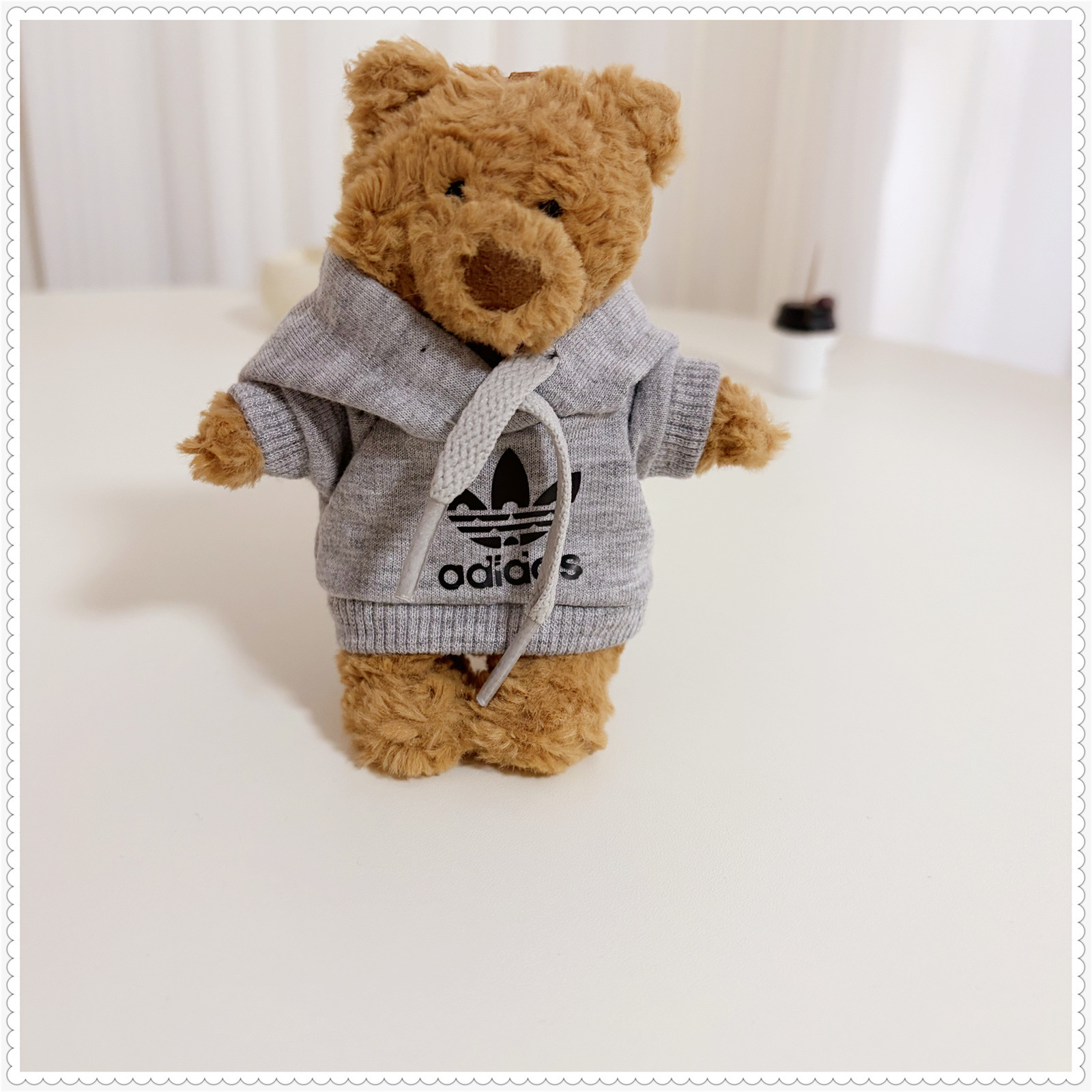 Eddie hooded sweater gray 10cm-one size fits all