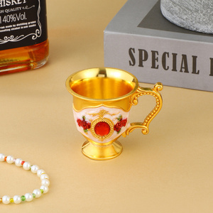 European Style Metal Wine <strong>Cups</strong> White Spirit <strong>Cup</strong> Light Luxury Home Use Wedding Toasting <strong>Cup</strong> - Product Image 3