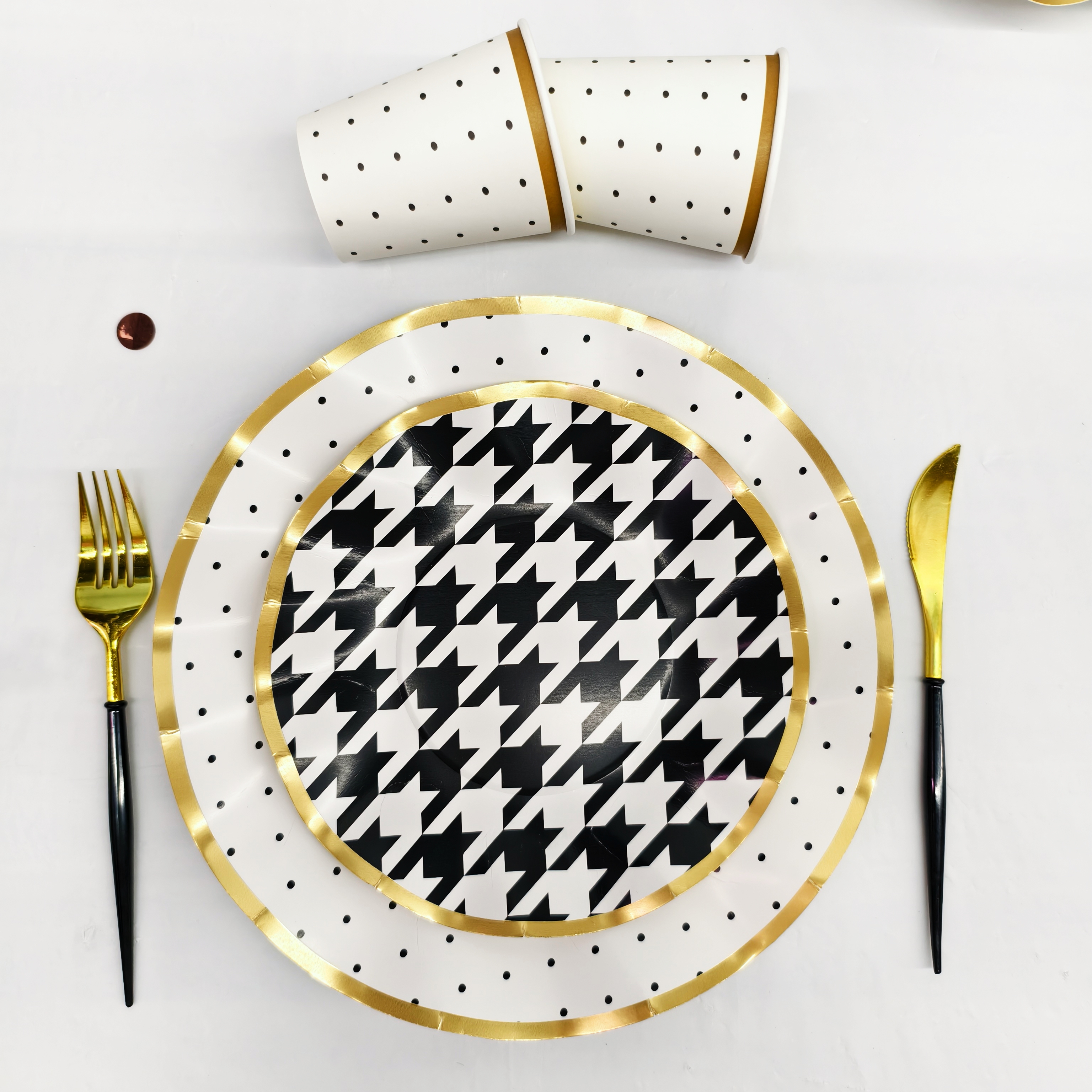 จาน 8 นิ้ว/10 นิ้ว*8 ชิ้น; แก้ว*8 ชิ้น