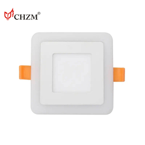 แผงไฟ LED หรี่แสงสองสี3 + 3W 6 + 3W 12 + 4W 18 + 6W พื้นผิวคู่สีแผงไฟ LED สี่เหลี่ยม - Product Image 6