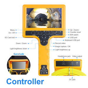 Wopson กล้องท่อระบายน้ำแบบมือถือขนาด IP68เมตร/ฟุตเคาน์เตอร์14มม. กล้องท่อระบายน้ำกล้องท่อตรวจสอบท่อระบายน้ำกล้องใต้ดิน - Product Image 3