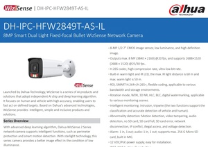 En Stock, cámara IP 4K a todo color Dahua 8mp con grabación de movimiento inteligente AI con micrófono incorporado de audio de luz dual IP67 para exteriores de pulgadas - Product Image 4