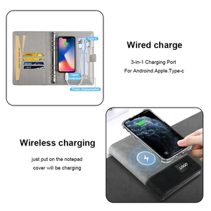 Custom Smart Sync Notebook Pen Gift Set Charge Digital Notepad 1 pieza personalizada con bloqueo de huellas dactilares y Ai Software - Product Image 6