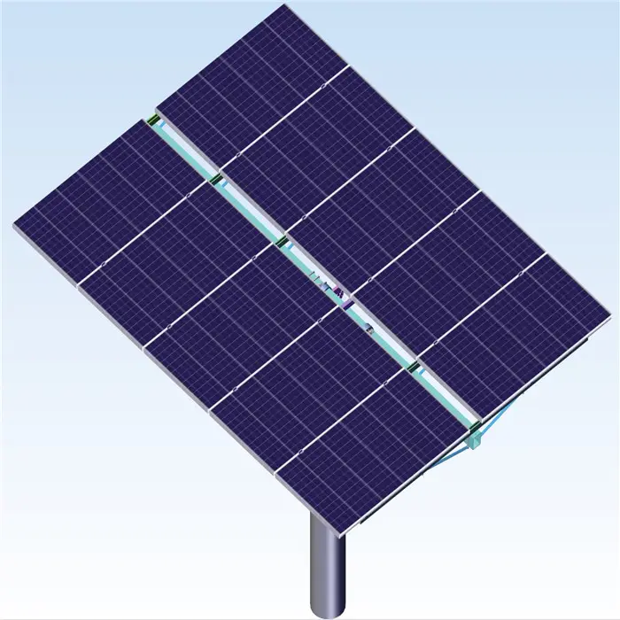 Sistema de seguimiento Solar de doble eje, 7 kW, 2 ejes, Panel Solar, sistema Pv de seguimiento, IP66