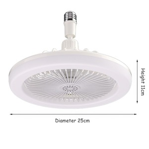 智能3风速吊扇卧室客厅吊扇带遥控和发光二极管灯风扇转换器 - Product Image 1
