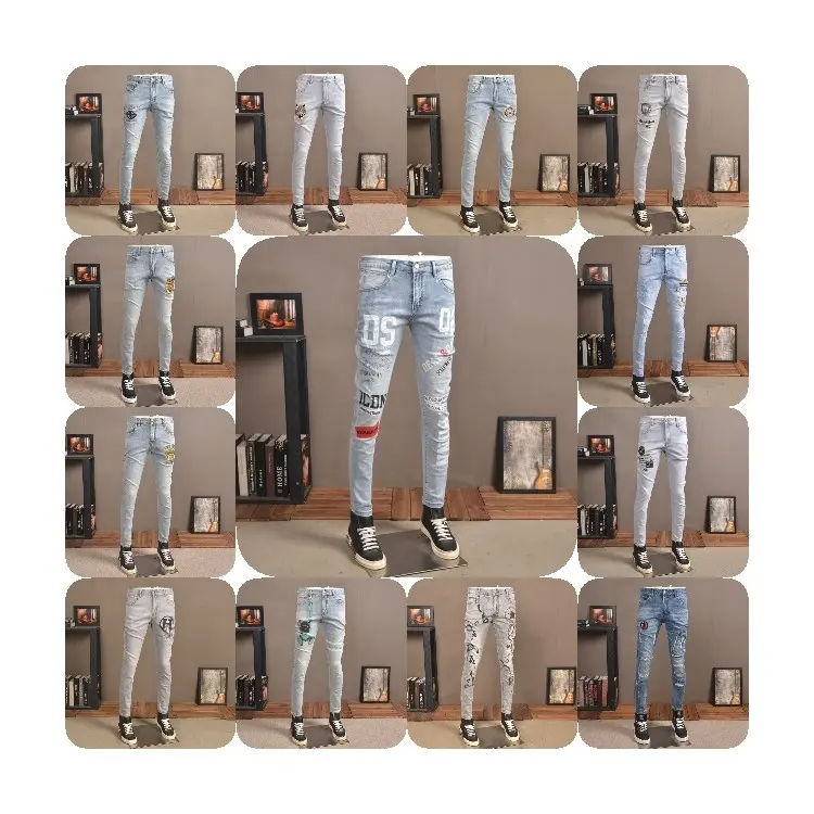 wholesale business men clothes denim pants plus size men's jean