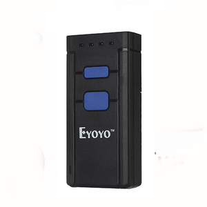 Máy quét mã vạch Mini eyoyo không dây bluetooth 2.4G Máy quét mã vạch 1D 2D không dây có dây kép với kho 16M - Product Image 1