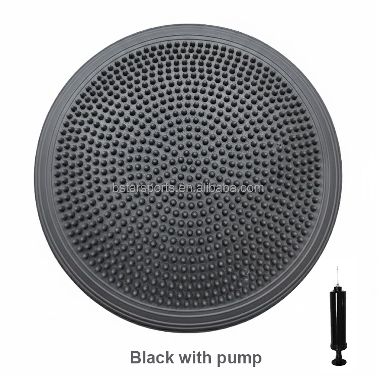 Coussin oscillant noir avec pompe