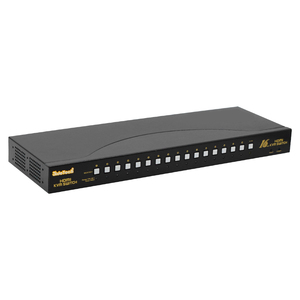 JideTech HDMI USB KVM交换机16端口，分辨率高达4K @ 30hz，带USB 2.0集线器支持Linux Mac Unix的热键鼠标切换 - Product Image 1