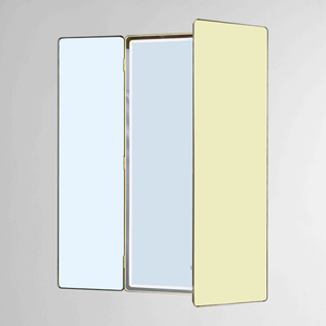 Gương trang điểm khung vàng ba lần-Thiết kế có thể gập lại, độ nét cao, sử dụng trang điểm hàng ngày cho nhu cầu làm đẹp toàn thân - Product Image 1