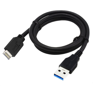 แผงด้านหน้า USB 3.1ประเภท E ชายกับ USB 3.0ประเภท A ชายสาย50ซม. เมนบอร์ดคอมพิวเตอร์สายลวด - Product Image 6