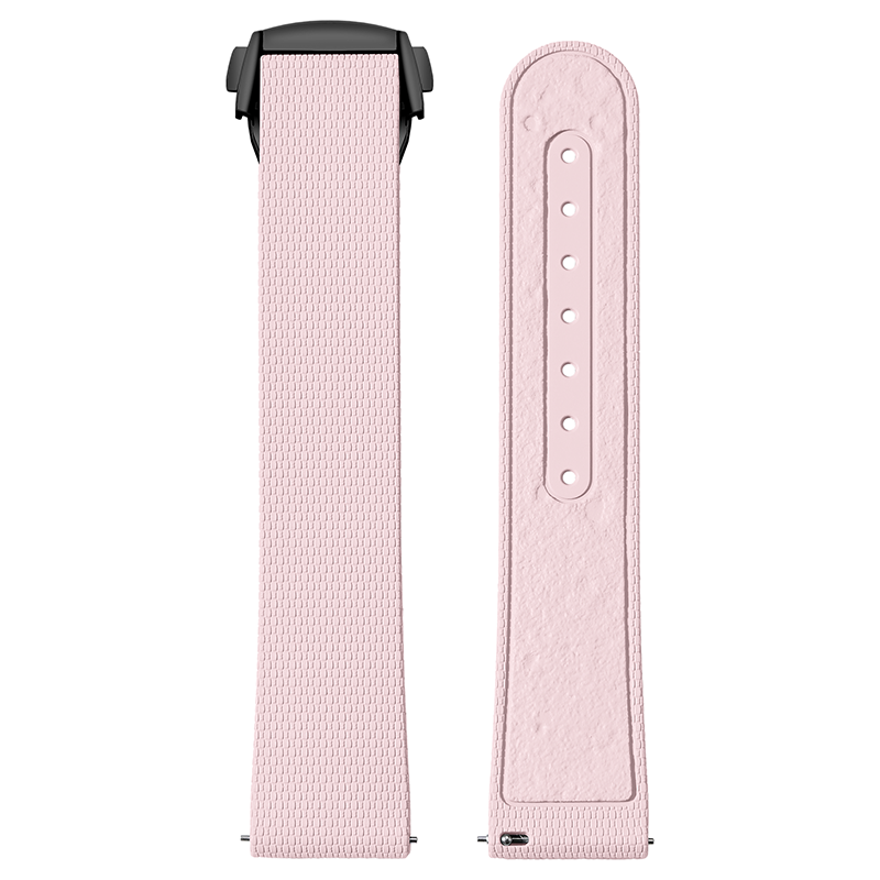 Boucle rose-noir