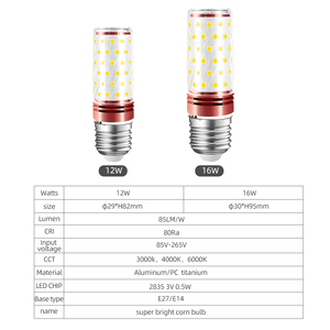 DVLIIL 12W <strong>16W</strong> <strong>12v</strong> S Gu10 5 Volt Corns 200w Sound Sensor Ceiling <strong>Led</strong> With Batteries and Remote Light Bulb - Product Image 2