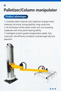 Chuangyi Small Footprint High Moving Speed <strong>Auto</strong> Self Propelled Mobile Pallet Stretch Wrap Wrapping Robot Palletizing Robot - Product Image 2