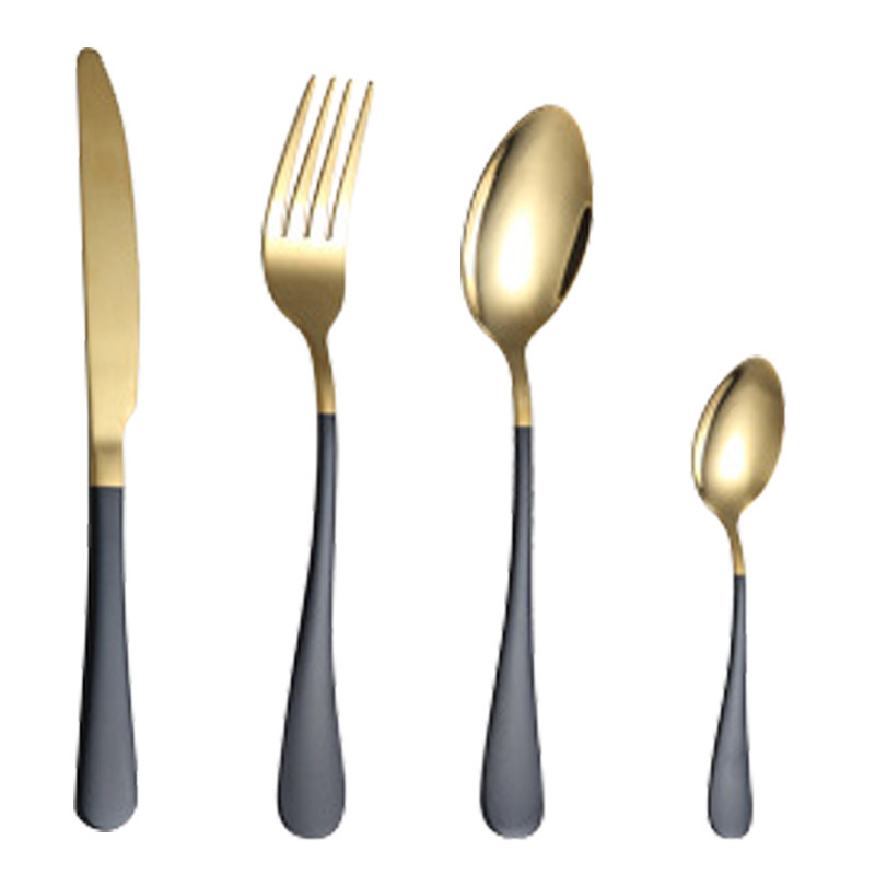 Four-piece gold-black