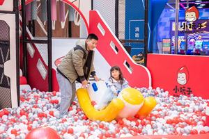 Sân chơi trong nhà đa cấp cho không gian trung tâm mua sắm theo chủ đề với cầu trượt khổng lồ và hố bóng - Product Image 2