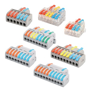 Terminal de conexión rápida de 2 en 6 salidas, Conector de cable de alta corriente, dispositivo paralelo, caja de distribución, hogar - Product Image 1