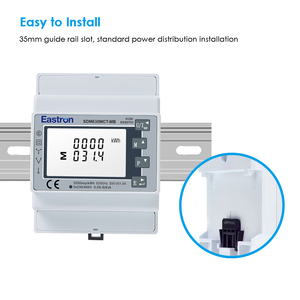 Eastron SDM630MCT-MB เครื่องวัดพลังงานแบบสองทิศทาง CT & PT สำหรับโซลูชันการตรวจสอบพลังงานรางดิน3P3W แบบสองทิศทาง - Product Image 3