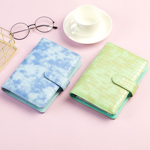 A6 Loose Leaf <strong>Notebook</strong> Budget Crocodile Pattern PU Leather Cover Deluxe Binder <strong>Folder</strong> Hand Account <strong>Notebook</strong> <strong>With</strong> Magnetic Buckle - Product Image 1