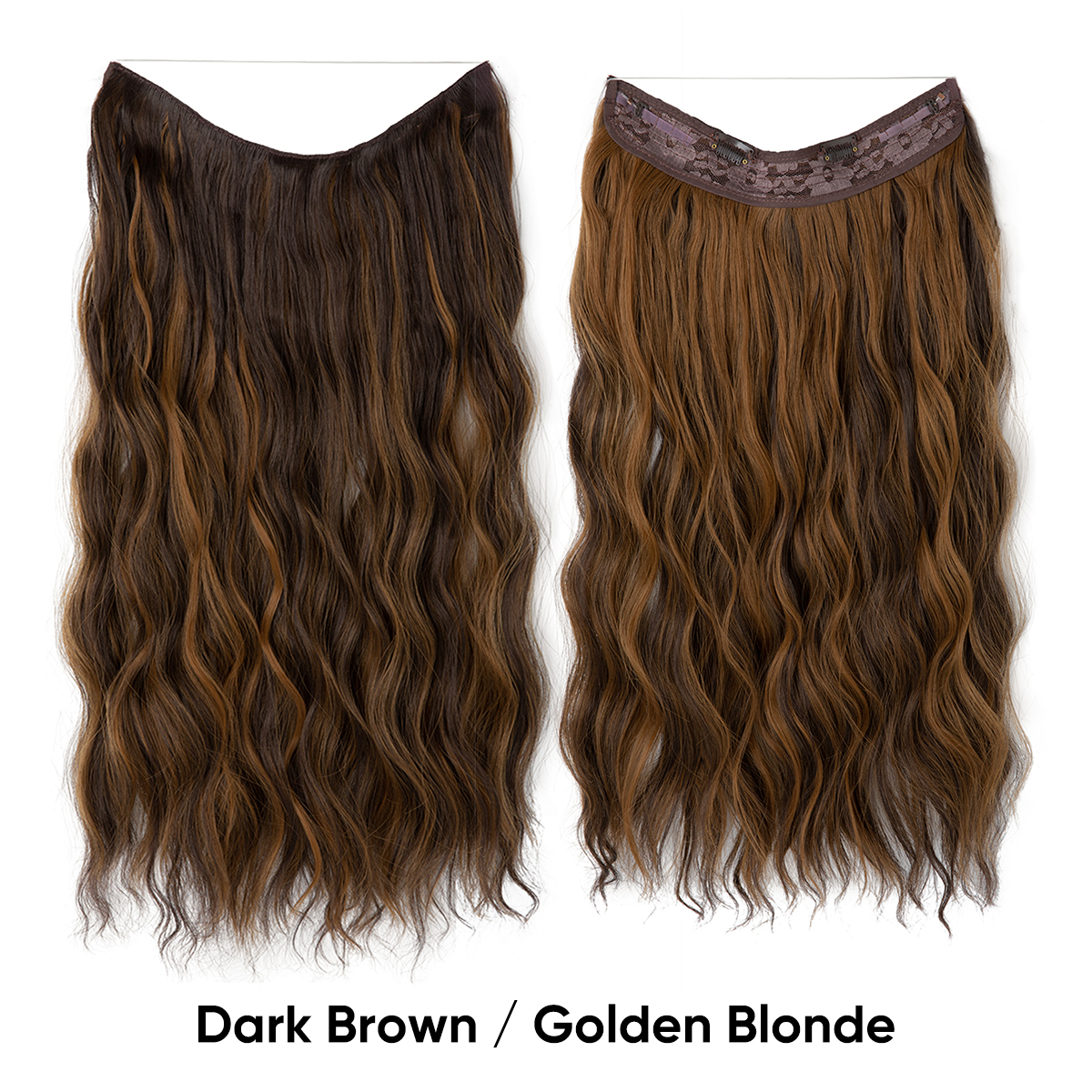 Brun foncé/ Blond doré