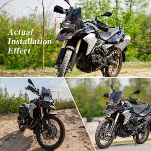 BMW için RACEPRO motosiklet LED far takımı F800GS F800R F700GS F650GS F 700 GS macera projektör ile yüksek/düşük işın DRL