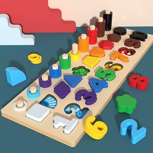 モンテッソーリ子供5で1釣りカウント番号形状デジタルボードゲーム教育マッチング学習子供のための遊び - Product Image 5