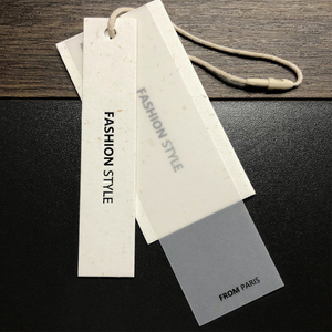Excellent <strong>Quality</strong> Clothing Swing Paper <strong>Tag</strong> Luxury Hang <strong>Tag</strong> <strong>String</strong> With Custom Logo