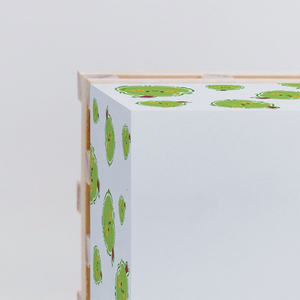 Mini bloque de palé de madera pequeño ecológico contenedor de envío personalizado con soporte para almohadillas de notas adhesivas papel 3D Bloc de notas cubo bloques de recarga - Product Image 3