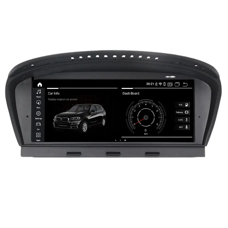 Pemutar multimedia mobil Android 12 nirkabel, untuk BMW Seri 5 E60 E61 E63 E64 E90 E91 E92 CCC CIC Radio GPS 4G SIM