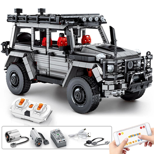 Sembo 701970ของเล่นเพื่อการศึกษา Diy รุ่นอิฐชุดควบคุมวิทยุไฟฟ้า G500ประกอบ Rc บล็อกอาคารรถชุด - Product Image 2