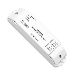 DC 12V 24V DMX RDM Controller Repeater <strong>Splitter</strong> <strong>Input</strong>/<strong>Output</strong> DMX512 1990 RDM Digital Signal Amplifier Expander <strong>1</strong> to 2 Channels - Product Image 1
