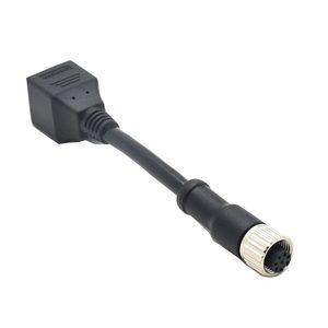 1 adet M12 8Pin RJ45 su geçirmez konnektör a-tipi kodlayıcı RJ45 dişi ağ sensörü 8 Pin a-kodlama rj45 konnektörleri - Product Image 6