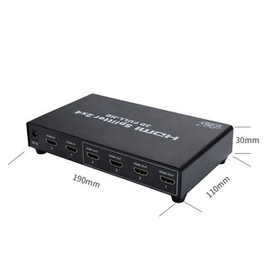 Fabrik Preis 1,4 v 4K * 2K Volle HD Matrix HDMI Selector 2x4 HDMI Switcher mit fernbedienung