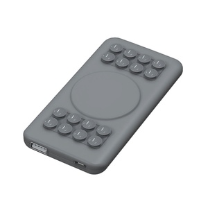 10000mAh Portable Power Bank with Wireless Charging Backup <strong>2</strong> <strong>USB</strong> <strong>Output</strong> Micro <strong>USB</strong> <strong>Input</strong> 18650 Battery - Product Image 1