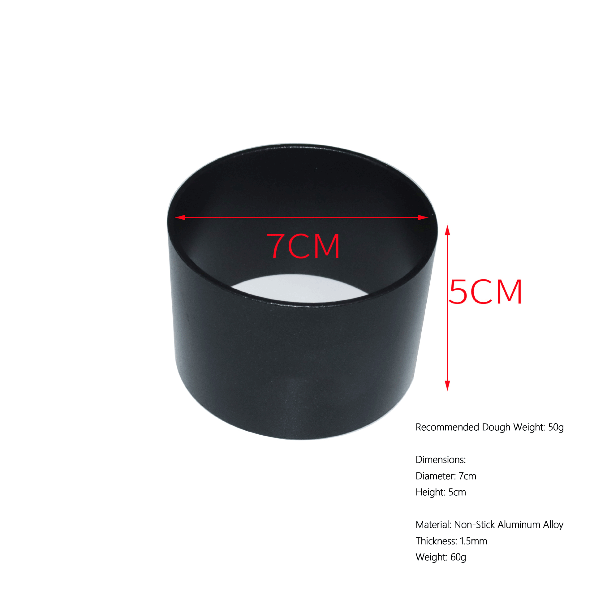 Rond, 7*5cm