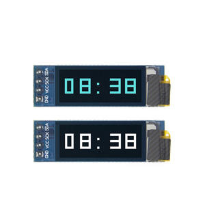 Modulo OLED da 0.91 pollici 0.91 "bianco blu 128x32 LCD LED Display 0.91" IIC comunicare per Arduino - Product Image 1