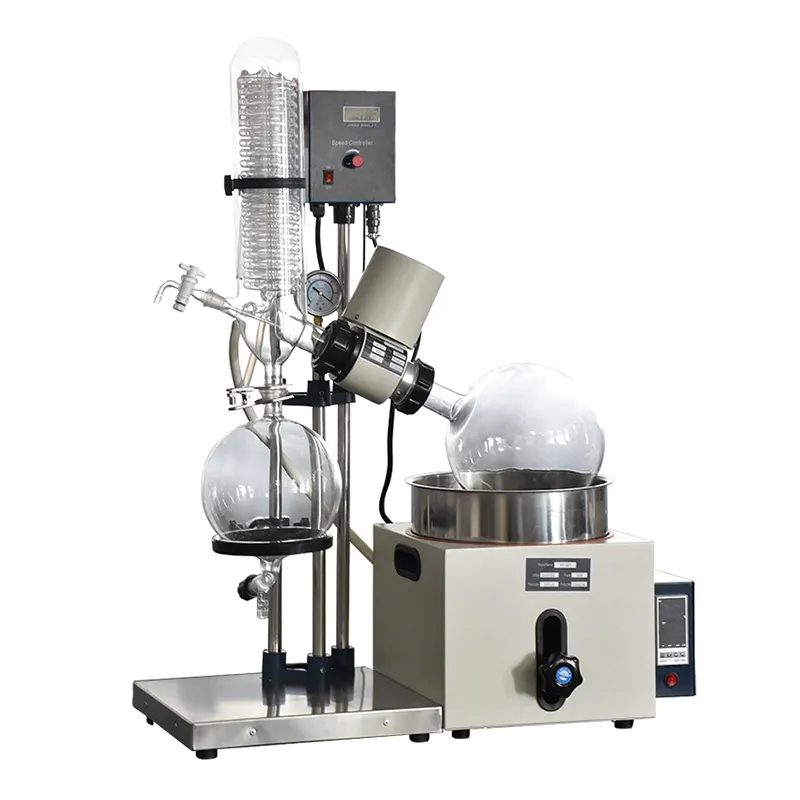 Laboratoire 1 2 3 5 10L antidéflagrant extraction par distillation d'huile sous vide petit mini évaporateur rotatif équipement d'évaporation