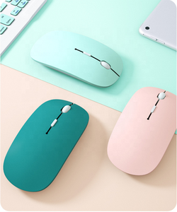 デュアルモード充電式ワイヤレスBluetoothマウス (キーボード) コンボ2.4ghz超薄型オフィスミュートマウス (Apple MAC用) - Product Image 1