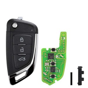 Xhorse XKKF06EN Knife Style 2nd Generation Update <strong>of</strong> XKKF03EN Universal Remote <strong>Key</strong> 3 Buttons <strong>Flip</strong> Type Wire Knife Style Car <strong>Key</strong> - Product Image 1