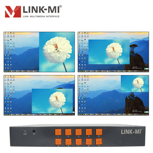 2x1フルHDビデオマルチビューアHDMI + VGA + CVBS入力1080P任意のサイズと任意の画像の位置Pic In/out Pic Overlay Roam