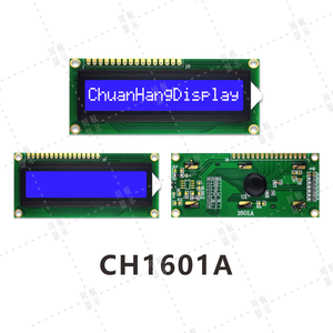 16x1 Cob Type Character LCD-Anzeige modul mit LED-Hintergrund beleuchtung RGB-Schnitts telle Benutzer definiert 1601 STN LCD-Bildschirm 16x1 Datenblatt enthalten - Product Image 1