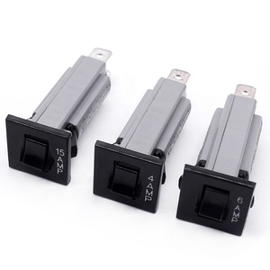 W Series Miniature Manual <strong>Automatic</strong> <strong>Reset</strong> Push Type Snap-in Thermal <strong>Circuit</strong> <strong>Breaker</strong> 20A <strong>AC</strong> 120V 240V DC 50V for Power Socket - Product Image 2
