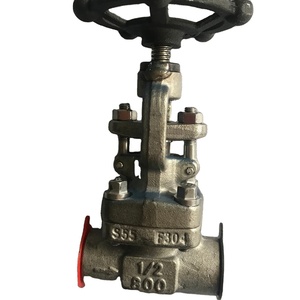 Aoda domos API 602วาล์วประตูได้รับการออกแบบวัสดุสแตนเลสปลอมแปลงซ็อกเก็ต F304เชื่อม800LB 2500LB 1500LB 900LB - Product Image 1