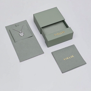 לוגו מותאם אישית זהב לסכל מתנה משובצת אריזה טבעת עם לוגו מותאם אישית עבור שרשרת צמיד עגיל העגיל - Product Image 3