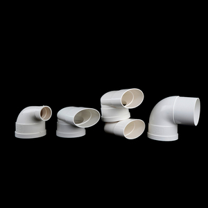 फैक्टरी मूल्य pvc पाइप पॉलिश सतह उपचार के साथ 90 डिग्री कोहनी - Product Image 5