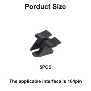 Placa base de ordenador de escritorio PCIE 16X ranura para tarjeta gráfica con Clip de fijación de cola de pez reemplazo de enchufe PCIE X16 - Product Image 4