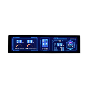 11.9 Inch IPS Screen HD <strong>Display</strong> 320*1480 Capacitor LCD Hi-Fi Speaker Metal Case Strip Computer Auxiliary Screen for <strong>Raspberry</strong> <strong>Pi</strong> - Product Image 4
