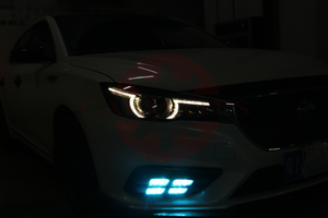 Carmorris sıcak satış ürünleri üstün kalite LED DRL farlar gündüz farları sis farları Morris garajlar MG6 18-19 için
